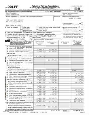 2011 Tax Return 