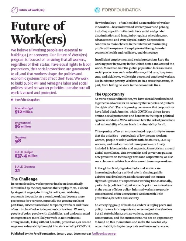 Cover of report