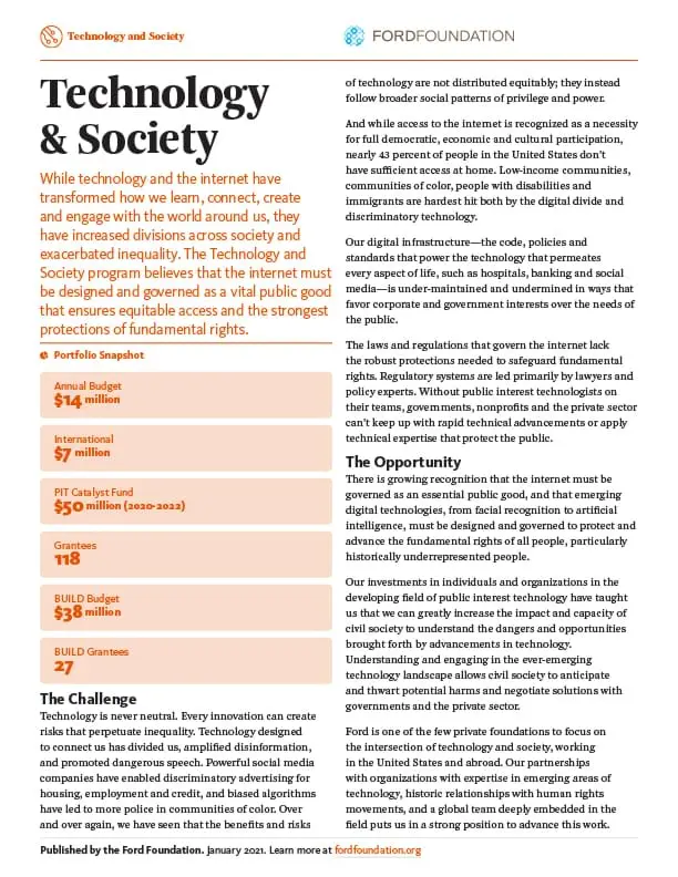 Cover of report